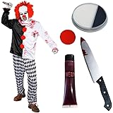 KINDER JACK SKELLINGTON KOSTÜM MIT WEIßEN UND SCHWARZEM