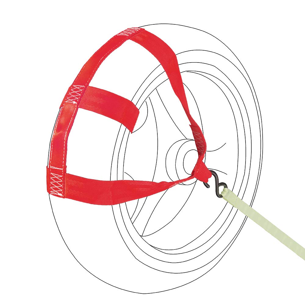 Photo 1 of Porotmotor Universal Motorcycle Rear Wheel Transport Tie Down Strap in Red