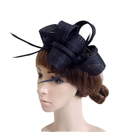 Ladies Day Hair Clip Hat Veil Womens Vintage Fascinators With Clip