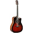 Yamaha 6 String Series A3M Acoustic-Electric Guitar-Mahogany, Tobacco Sunburst, Dreadnought Cutaway TBS