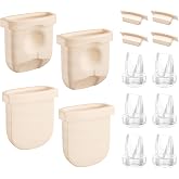GOTOCUT Replacement Parts for Eufy Breast Pump, Compatible with Eufy S1 Pro, S1, E20, E10, Includes 6PCS Duckbill Valves &amp; 4PCS Diaphragms &amp; 4PCS Spout Caps