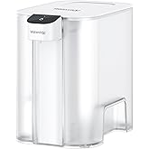 Waterdrop Large 27-Cup Mega Electric Water Filter Dispenser, 200-Gallon Rechargeable Instant System, NSF/ANSI 42&53&401&372, Reduce PFAS, Lead, Chlorine, with 1 Filter, White, Does not Lower TDS