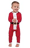 PajamaGram Santa Suit Pajamas for Christmas with