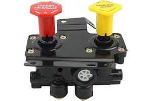 K035691 5 Port Air Brake Control Valve Dash-Mounted Brake Manifold Valve Compatible with Freightliner Volvo Truck Replace 243