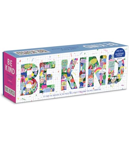 Amazon.com: Galison Needlepoint A to Z Panoramic Puzzle, 1000