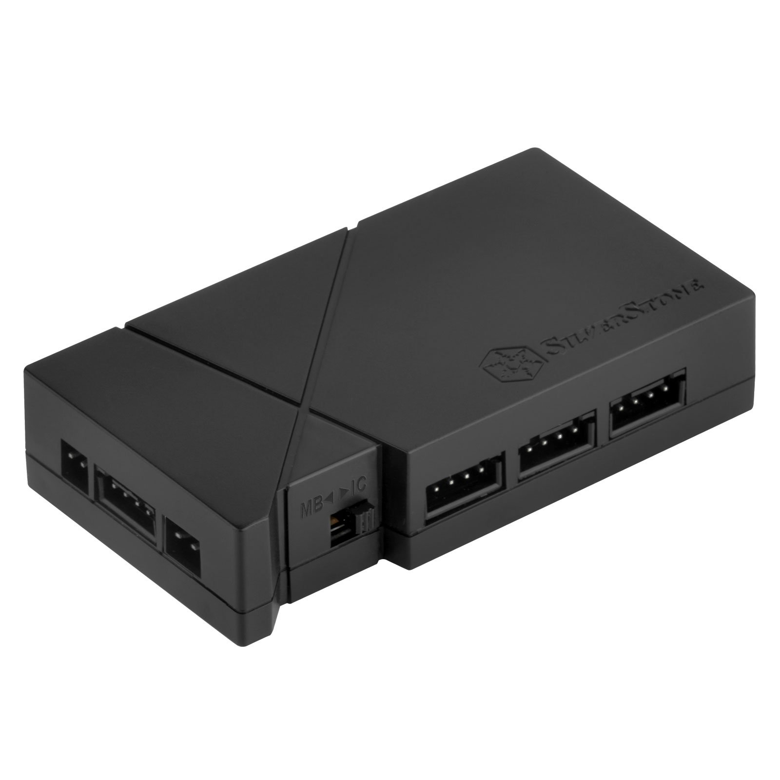 SilverStone SST-LSB01 - RGB LED Hub, 2 * 30cm 5050 RGB LED strip , 2 * 30cm male to female & RGB 4pin extend Y cable, 1 * 4pin signal & peripheral cable