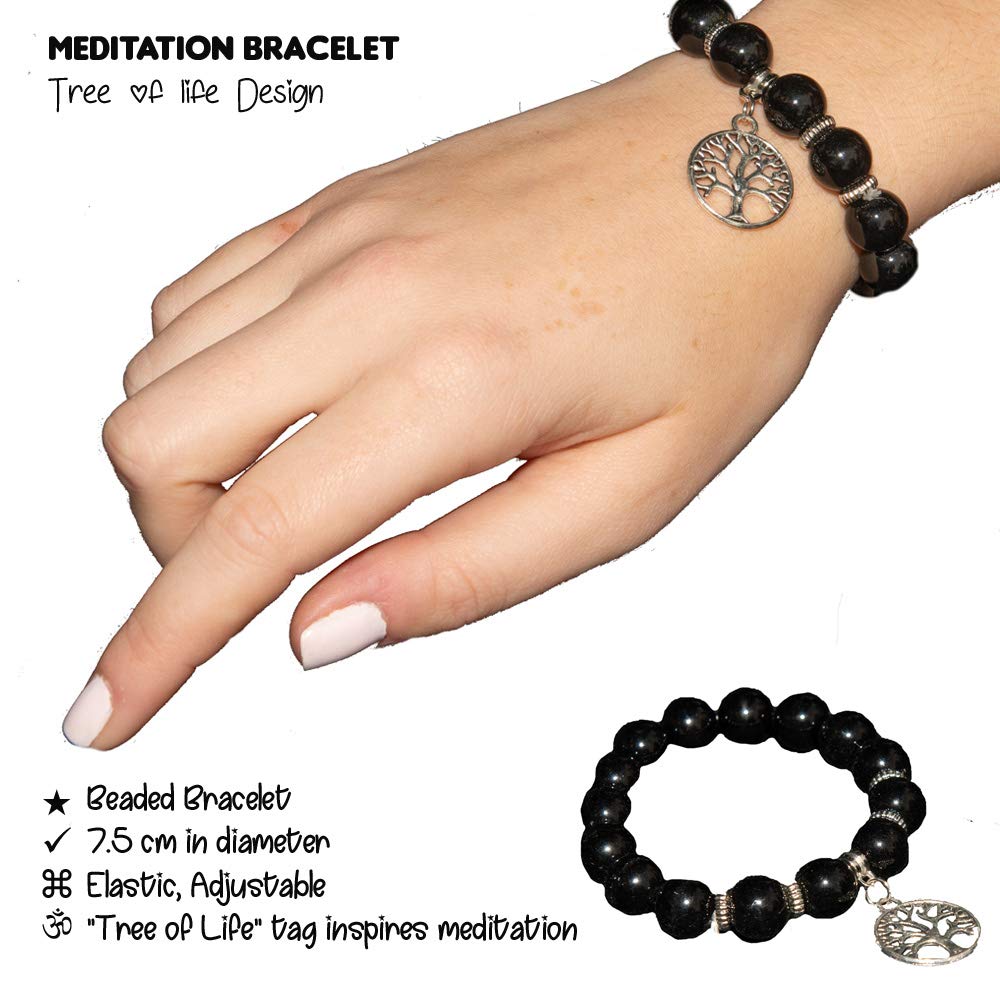 Fashion charm bracelet, 3 set bracelets | Couples meditation, distance, love bracelets | Mindfulness bracelet | Meditation set bracelet unisex| Multiuse adjustable bracelet |Beaded yoga for men, women