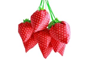 Strawberry Shopping Bag, Foldable Shopping Bag, Life Folding Bag, Reusable, for Outdoor Use, Reliable Quality, Fashion