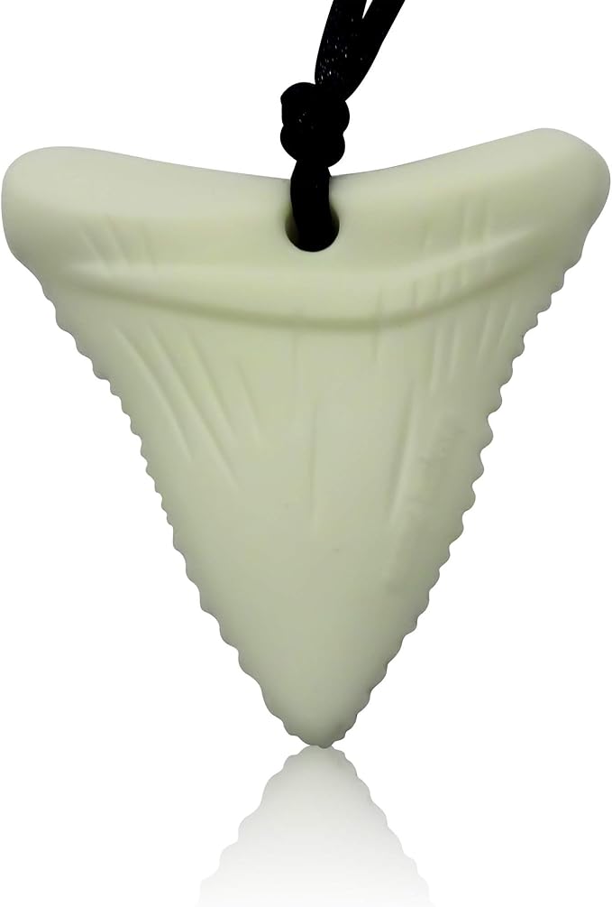 shark tooth chew necklace