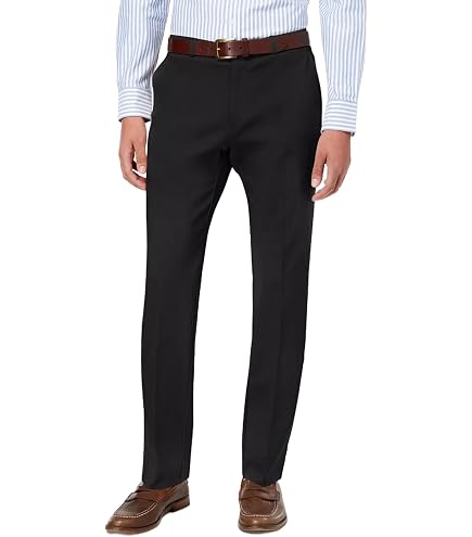 Calvin Klein Men's Slim-Fit Performance Dress Pants (Black/White, 34Wx30L) at Amazon Men's Clothing store