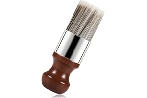 LUXGROVE® Leather & Furniture Polishperfect Brush, Salve Brush for Furniture, Leather & Wood Care Cleaning Brush with Comfortable Handle & Soft Bristles Wax Brushing Tool for Home Car Interiors