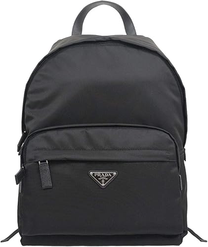 Amazon プラダ Prada バッグ リュック 2vz066 973 ネロ テスート モンターニャ ナイロン トライアングル ロゴ バッグパック メンズ レディース ブランド 並行輸入品 タウンリュック ビジネスリュック