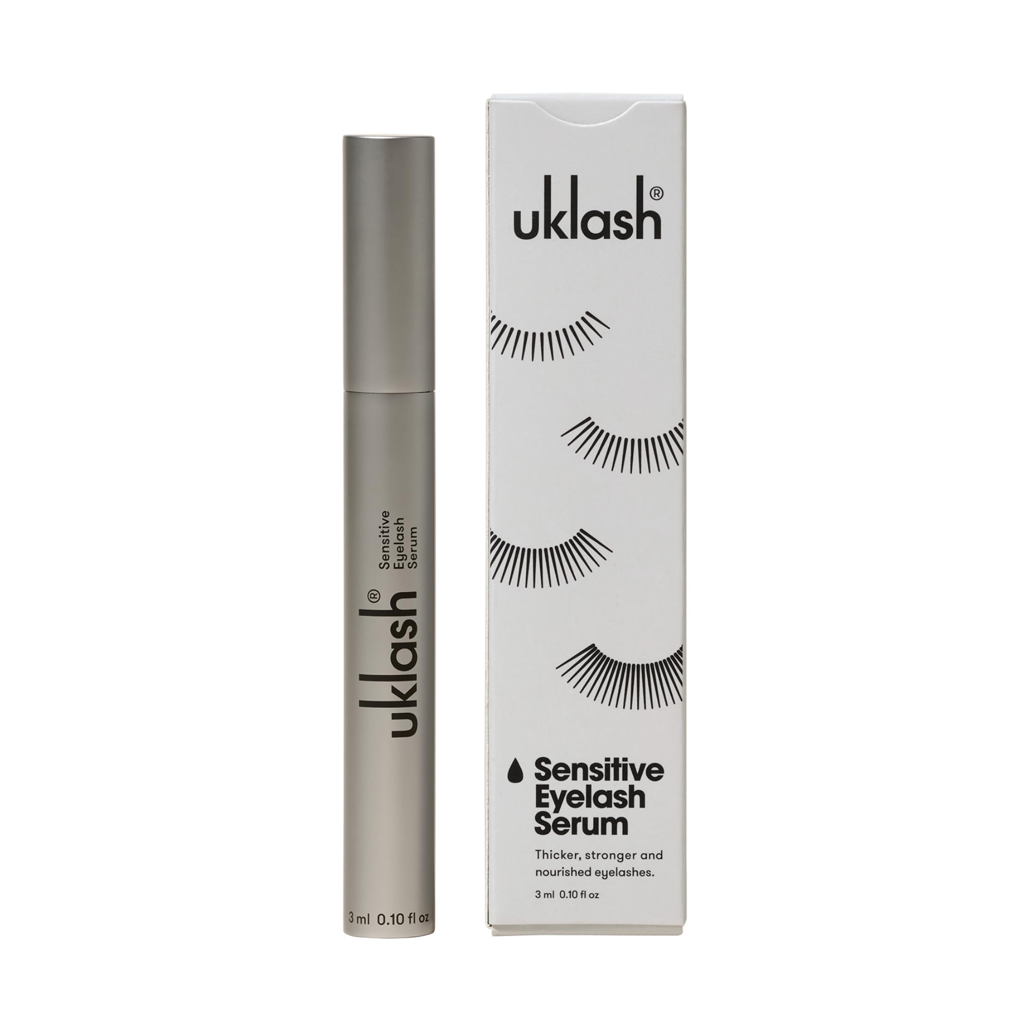 UKLASH | Sensitive Eyelash Serum | UK's #1 Rated Lash Serums for Fuller Lashes, Peptide Based, Vegan Friendly Designed for Sensitive Eyes