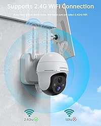 ZUMIMALL Solar Security Cameras Wireless