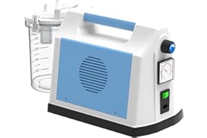 KANEYVOK Portable Suction Machine for Home & Veterinary Use Quiet Tabletop Household 1000 ML Capacity Suction Pump - Ideal for Pets, Homecare (Blue)