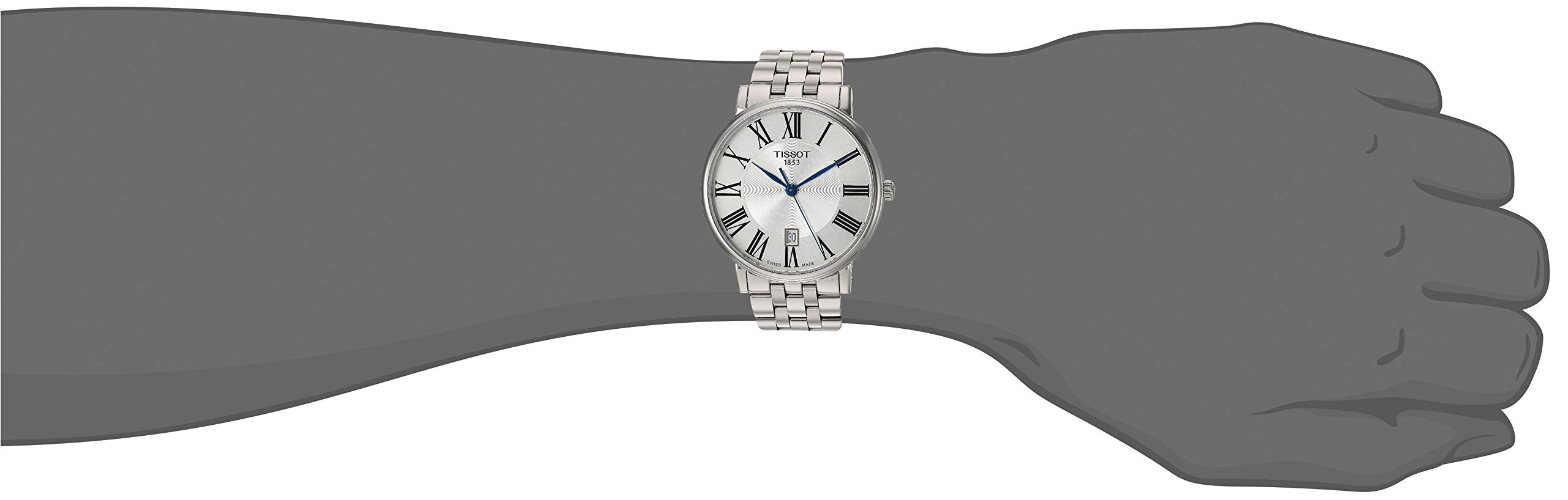 Tissot Unisex-Adult Carson Stainless Steel Dress