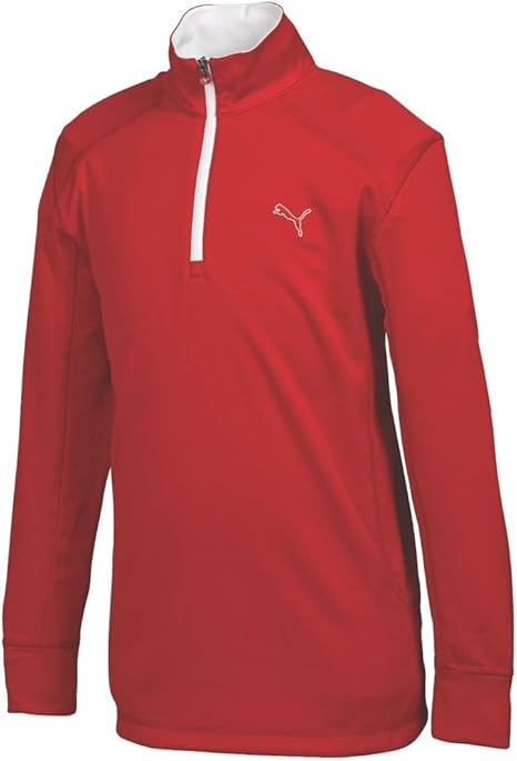 Amazon.com : PUMA Women's Juniors Golf Long Sleeve 1/4 Zip Top : Clothing