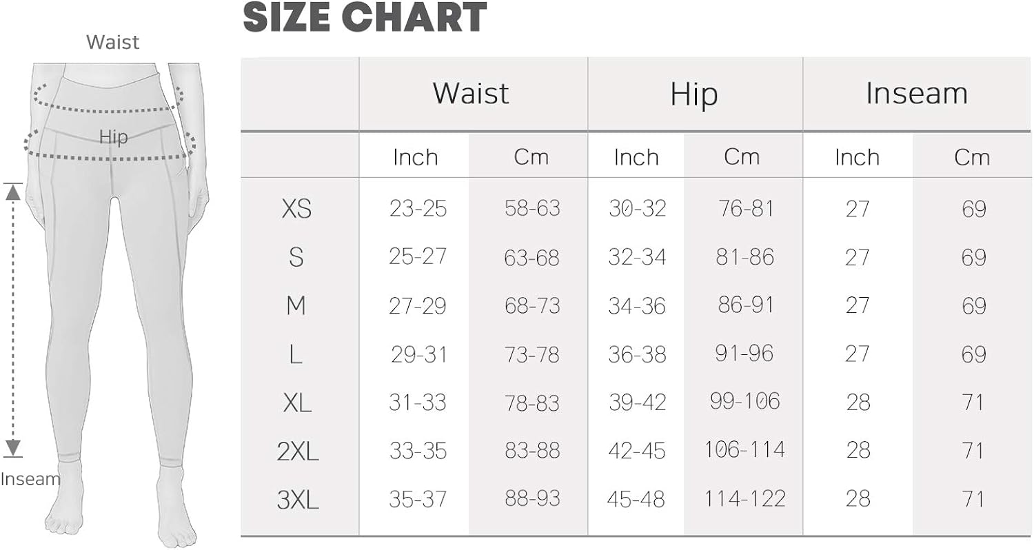 ODODOS Out Pocket High Waist Yoga Pants,Tummy Control,Pocket Workout Yoga Pant: Clothing