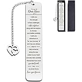 Niece Gifts from Auntie Bookmarks Niece Gift from Uncle Graduation Birthday Gifts Book Mark for Girls