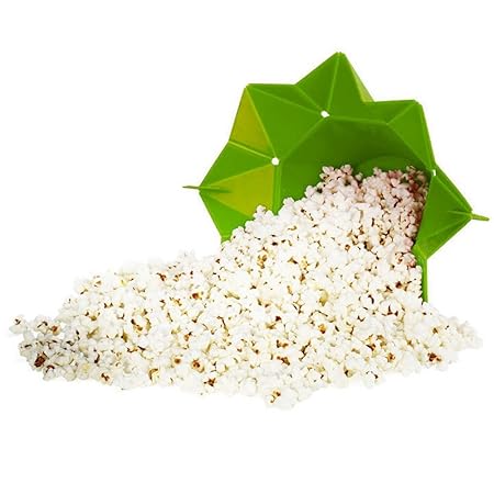 Microondas palomitas de maiz poppers, plegable silicona cuenco ...