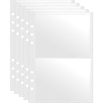4x6 Index Card Box 2 Pack 4x6 Index Card Holders - 50 Pages Each, Clear PP  Plastic Binder For Flashcards, Recipes Flashcard Recipe Card Storage