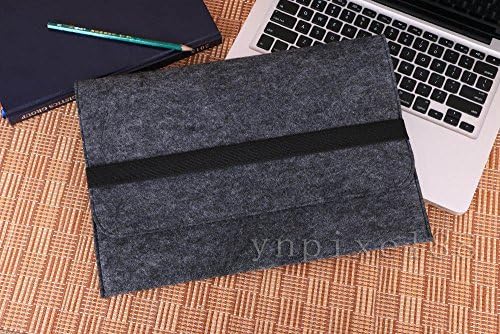 Smart Slim Woolen Felt Carry Sleeve Case Cover Bag Pouch For iPad Pro 12.9" Inch // Dark Gery