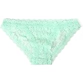 hanky panky Women's Signature Lace Brazilian Bikini Panty 482102 L Pistachio Ice