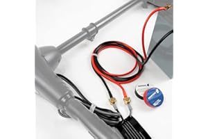 NEWPORT VESSELS Newport 5ft Trolling Motor Battery Cable Extension Kit – 8AWG Marine-Grade Wire – Includes Connectors, Terminals & Heat Shrink – Compatible with All Newport Motors