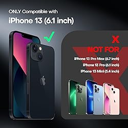 TAURI [5 in 1 Magnetic Case for iPhone 13 [Military
