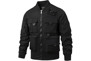 Mens Hooded Outdoor Jacket 2024 Winter Warm Trench Coat Long Sleeve Zipper Cargo Jeckets Multi Pocket Overcoats Windbreaker