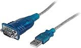StarTech USB to RS232 Adapter 1 Port 9-Pin DB9 Prolific Chipset M/M 921.6Kbps