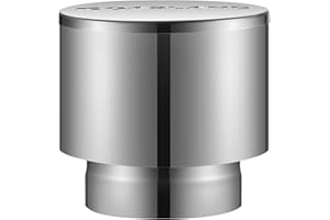 GASLAND 3.54'' Rain Cap for Tankless Water Heater BS158 BE158, Stainless Steel Round Rain Proof Windproof Cap, Easy Installat