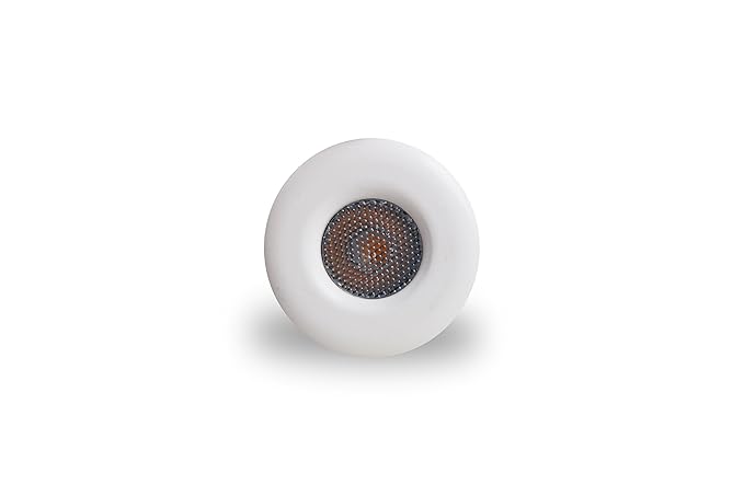 Syska SSK-CL-R-2W 2-Watt Round LED Cabinet Spot Light (Red)