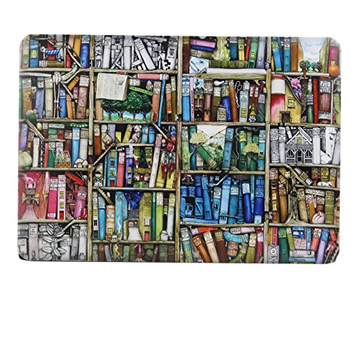 YMIX  Plastic Cover Snap on Hard Protective Case for MacBook Pro 13" Retina NO CD-ROM (A1502 & A1425) , 01 Bookshelf