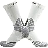 2 pairs Moisture Wicking Tactical Indoor-Outdoor Boot Socks for Men & Women w/Anti-Blister-Fatigue Germanium & Coolmax