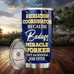 MONIZILUCKY Recreation Coordinator Tumbler