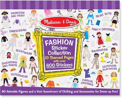 melissa and doug fashion sticker collection