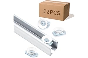 AOIGU 12PCS Strut Channel Cone Nuts,1/4-20" Unistrut Hardware Nut with Zinc Plating,Twirl Nuts for SuperStrut Channels