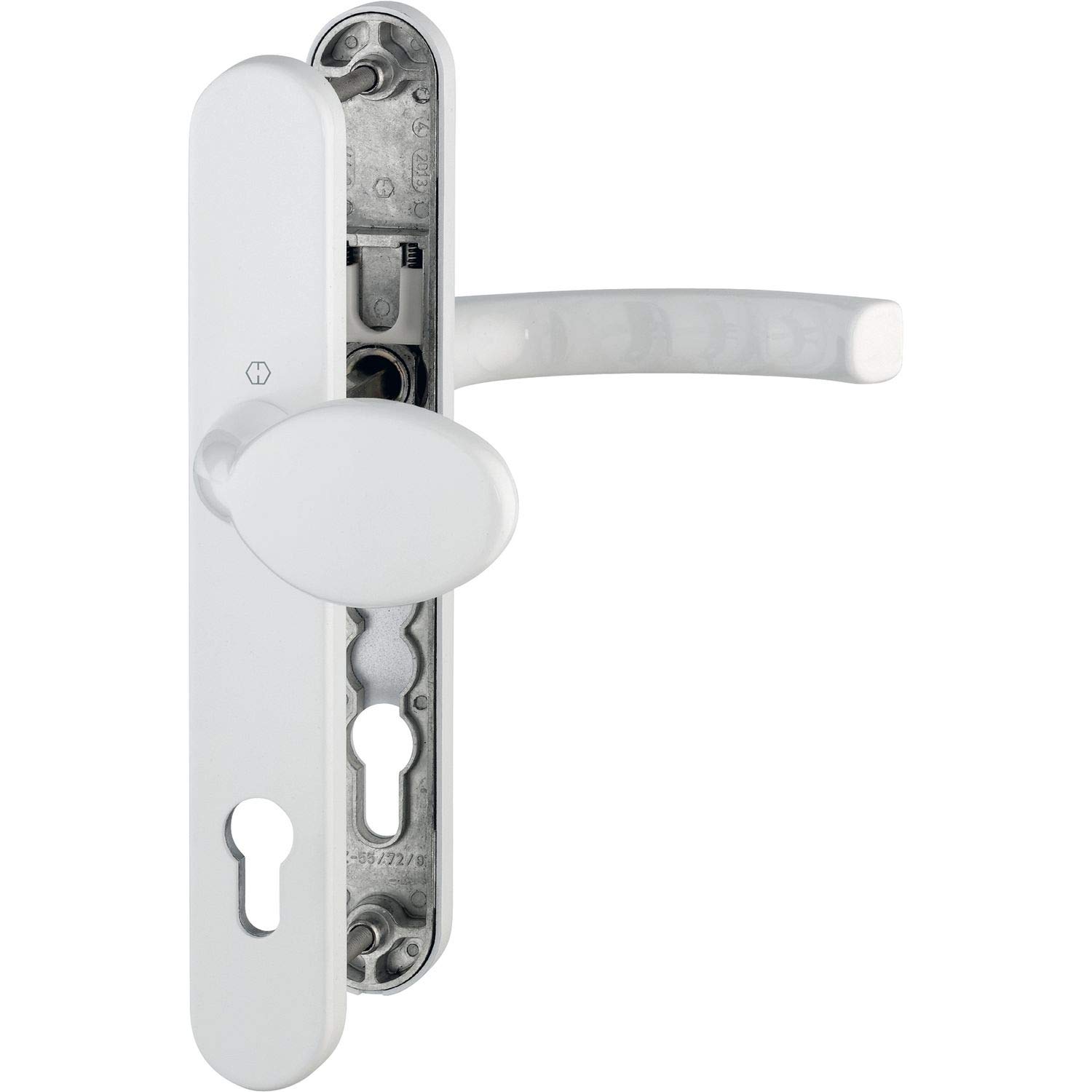 Lège Changeable Fitting on Narrow Plate Button 67-72 White