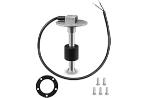 HZSIFU Fuel Level Sending Unit 240-33 ohms 4"(100mm) for Marine Boat Truck Car, Fuel Water Level Gauge Sensor Stainless Steel Fuel Gas Sender