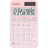 CASIO SL-310YC Calculator with Time Calculation, Light Pink