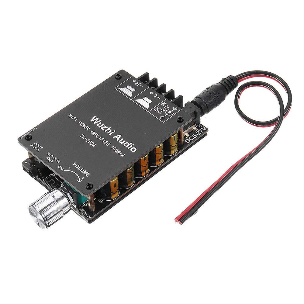 DollaTek 1002 HIFI 2x100W TPA3116 AUX+ bluetooth 5.0 HIFI High Power Digital Amplifier Stereo Board AMP Amplificador Home Theater