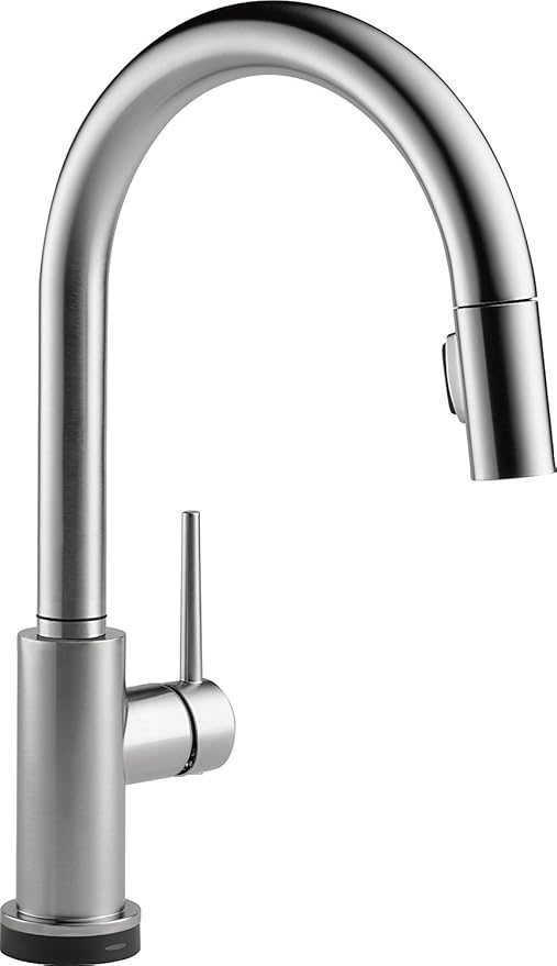 Delta Faucet Trinsic Voiceiq Single Handle Touch Kitchen Sink