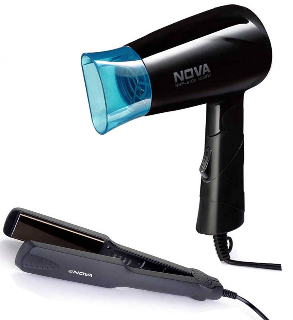 hair dryer and hair straightener combo