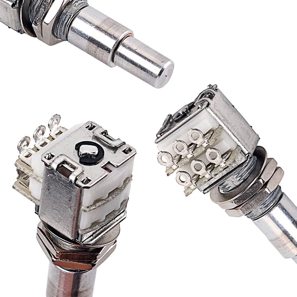 Alnicov Guitar Bass Mini Dual Pots Stacked Concentric Potentiometer W