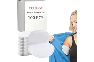 Armpit Sweat Pads, Underarm Sweat Pad for Women & Men, Under Arms Anti Sweat Guards, Disposable