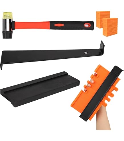 Laminate Floor Gap Fixer Tool – Adjustable Pull Bar With Suction Grip, 4.65 Inch