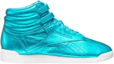 reebok freestyle hi metallic gold