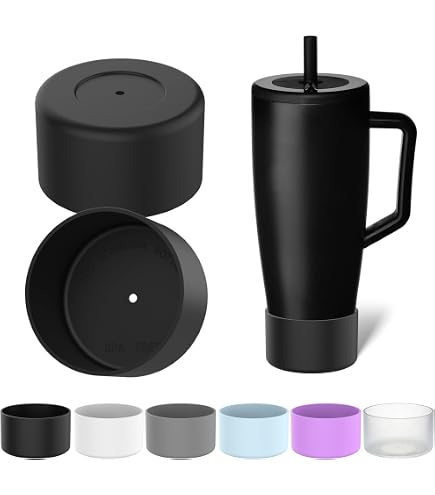 Kit Accessoires Pailles Pour Gobelet Brümate Era 40Oz - 7 Pièces, Pailles En Silicone Incluses