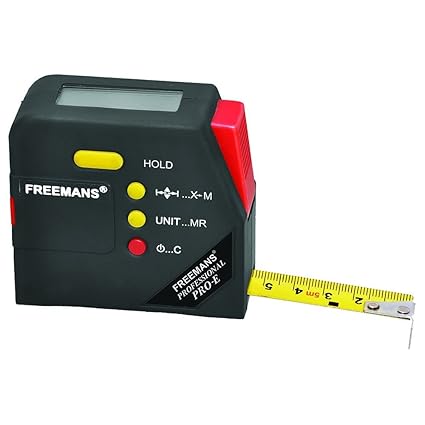 FREEMANS Digital Measuring Tape (5 m, 19 mm)